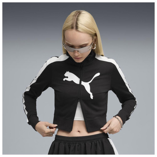 Puma Γυναικεία ζακέτα Future.Puma.Archive T7 Slim Cropped Track Top